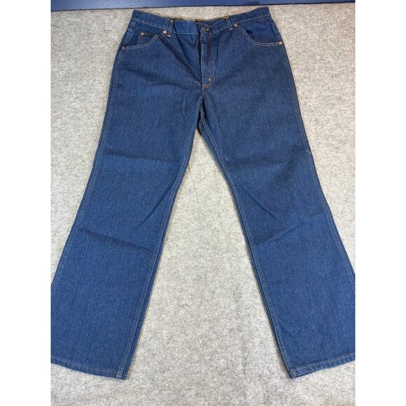 VINTAGE Sears Roebucks Jeans Mens 40x32 Blue Denim Straight Leg 80s Streetwear - Picture 1 of 8